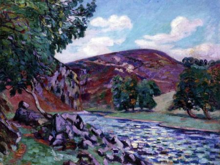 Crozant Landscape by Armand Guillaumin - Hand-Painted Oil Painting on Canvas Fashion