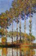 A Row of Poplars by Claude Oscar Monet - Hand-Painted Oil Painting on Canvas Online now