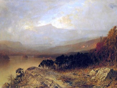 Autumn Landscape by Alexander Helwig Wyant - Hand-Painted Oil Painting on Canvas Cheap