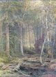 Backwoods by Ivan Ivanovich Shishkin - Hand-Painted Oil Painting on Canvas Hot on Sale