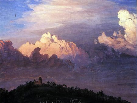 Clouds over Olana by Frederic Edwin Church - Hand-Painted Oil Painting on Canvas Supply