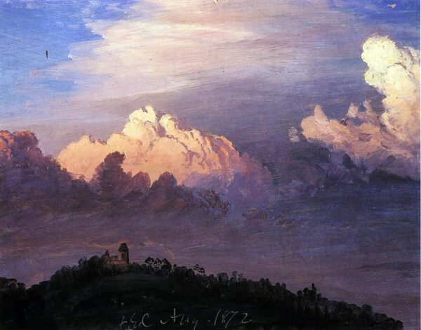 Clouds over Olana by Frederic Edwin Church - Hand-Painted Oil Painting on Canvas Supply