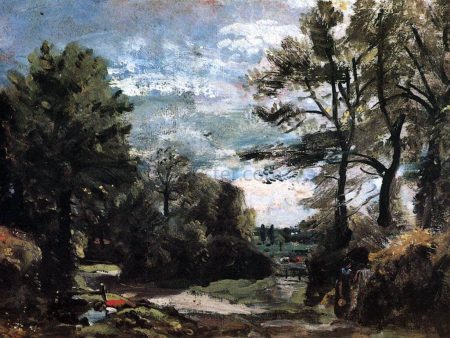 A Lane near Flatford by John Constable - Hand-Painted Oil Painting on Canvas Fashion