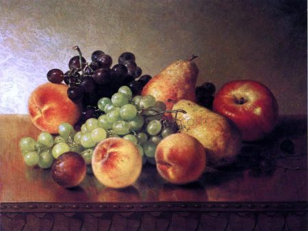 Tabletop with Fruit by Robert Spear Dunning - Hand-Painted Oil Painting on Canvas Online Hot Sale