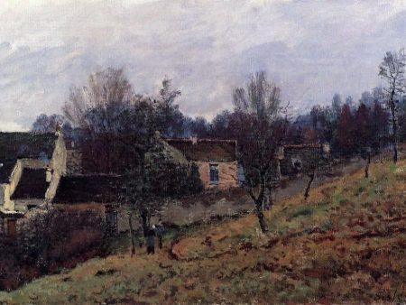 Autumn in Louveciennes by Alfred Sisley - Hand-Painted Oil Painting on Canvas Sale