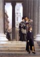 London Visitors by James Tissot - Hand-Painted Oil Painting on Canvas For Sale