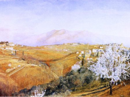 Tuscany by Henry Roderick Newman - Hand-Painted Oil Painting on Canvas Discount