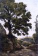 A Large Tree - Path in the Countryside by Henri Harpignies - Hand-Painted Oil Painting on Canvas Discount