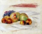 Apples and Grapes by Pierre Auguste Renoir - Hand-Painted Oil Painting on Canvas Online now