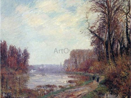 Woods by the Oise River by Gustave Loiseau - Hand-Painted Oil Painting on Canvas Supply