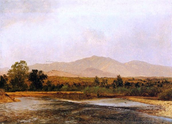 On the St. Vrain, Colorado Territory by John Frederick Kensett - Hand-Painted Oil Painting on Canvas Online Hot Sale