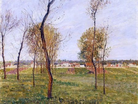 A Meadow in Moret by Camille Pissarro - Hand-Painted Oil Painting on Canvas For Cheap