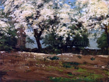 Blossoms by Frederick Childe Hassam - Hand-Painted Oil Painting on Canvas For Discount