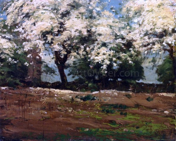 Blossoms by Frederick Childe Hassam - Hand-Painted Oil Painting on Canvas For Discount