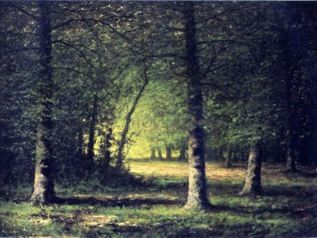 Beech Trees by Carl Christian Brenner - Hand-Painted Oil Painting on Canvas Sale