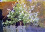 Bird-Cherry Tree by Isaac Ilich Levitan - Hand-Painted Oil Painting on Canvas Supply