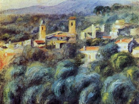 Cros-de-Cagnes by Pierre Auguste Renoir - Hand-Painted Oil Painting on Canvas Online Hot Sale