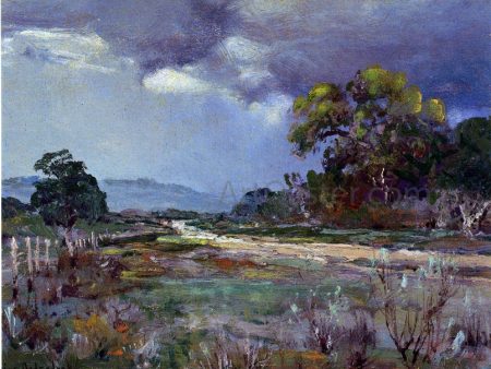 Approaching Rain, Southwest Texas by Julian Onderdonk - Hand-Painted Oil Painting on Canvas For Cheap