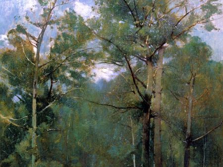 Woods by Emil Carlsen - Hand-Painted Oil Painting on Canvas Online Sale