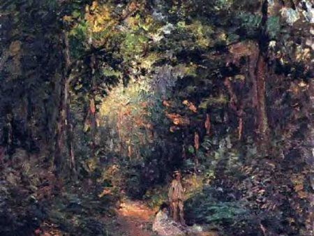 Autumn (also known as Path in the Woods) by Camille Pissarro - Hand-Painted Oil Painting on Canvas Sale