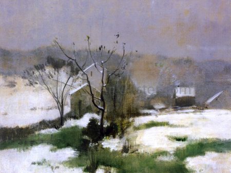 An Early Winter by John Twachtman - Hand-Painted Oil Painting on Canvas Online