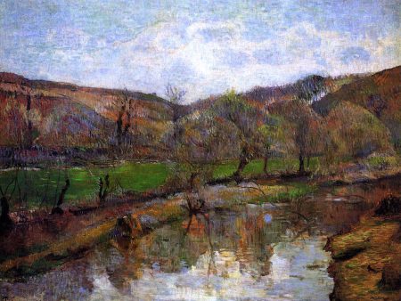 Aven Valley, Upstream of Pont-Aven by Paul Gauguin - Hand-Painted Oil Painting on Canvas For Discount