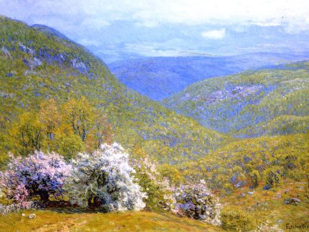 A Spring Hillside by John Joseph Enneking - Hand-Painted Oil Painting on Canvas Online Sale