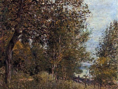 A Corner of the Roches-Courtaut Woods, June by Alfred Sisley - Hand-Painted Oil Painting on Canvas Discount