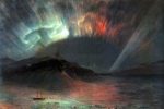 Aurora Borealis by Frederic Edwin Church - Hand-Painted Oil Painting on Canvas Online Sale