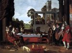 Banquet in the Open Air by Willem Pietersz Buytewech - Hand-Painted Oil Painting on Canvas Online Hot Sale