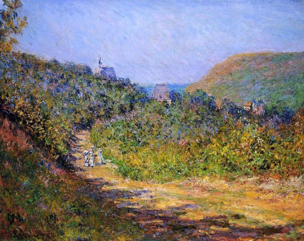 At Les Petit-Dalles by Claude Oscar Monet - Hand-Painted Oil Painting on Canvas Online Hot Sale