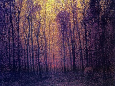 Deep Woods in Fall by John Joseph Enneking - Hand-Painted Oil Painting on Canvas Cheap