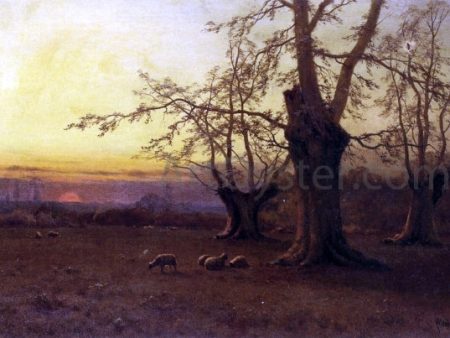 A Spring Evening, Burnham Beeches by Senior Alfred De Breanski - Hand-Painted Oil Painting on Canvas Discount