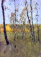 Autumn Study by Isaac Ilich Levitan - Hand-Painted Oil Painting on Canvas Online now