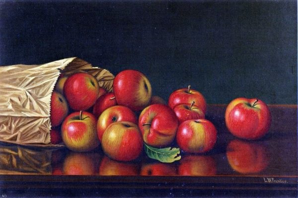 Apples by Levi Wells Prentice - Hand-Painted Oil Painting on Canvas Cheap