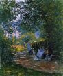 At the Parc Monceau by Claude Oscar Monet - Hand-Painted Oil Painting on Canvas Cheap