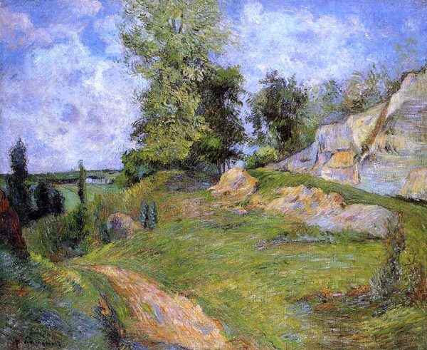 Chou Quarries at Pontoise - II by Paul Gauguin - Hand-Painted Oil Painting on Canvas Online Hot Sale