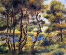 Cape Saint-Jean by Pierre Auguste Renoir - Hand-Painted Oil Painting on Canvas For Sale