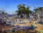 A January Day in the Brush Country by Julian Onderdonk - Hand-Painted Oil Painting on Canvas Online Sale