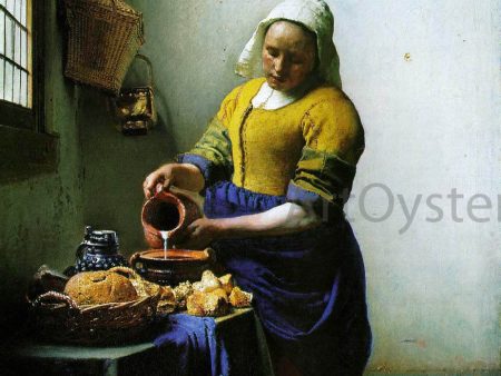 A Milkmaid by Johannes Vermeer - Hand-Painted Oil Painting on Canvas Sale