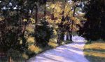 Yerres, Path Through the Woods in the Park by Gustave Caillebotte - Hand-Painted Oil Painting on Canvas Online Hot Sale