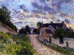 A Path in Louveciennes by Alfred Sisley - Hand-Painted Oil Painting on Canvas Online Hot Sale