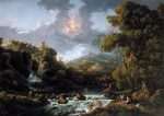 A Scene in the Roman Campagna by Jan Frans Van Bloemen - Hand-Painted Oil Painting on Canvas Online Sale