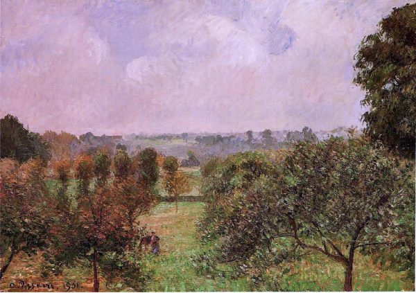 After the Rain, Autumn, Eragny by Camille Pissarro - Hand-Painted Oil Painting on Canvas Supply