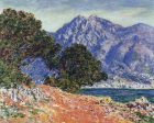 Cap Martin by Claude Oscar Monet - Hand-Painted Oil Painting on Canvas For Sale