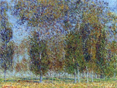 Autumn near Saint Cyr du Vaudreuil by Gustave Loiseau - Hand-Painted Oil Painting on Canvas Cheap