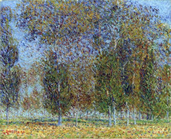 Autumn near Saint Cyr du Vaudreuil by Gustave Loiseau - Hand-Painted Oil Painting on Canvas Cheap