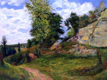 Chou Quarries at Pontoise - I by Paul Gauguin - Hand-Painted Oil Painting on Canvas For Cheap