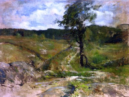 Branchville by John Twachtman - Hand-Painted Oil Painting on Canvas Hot on Sale