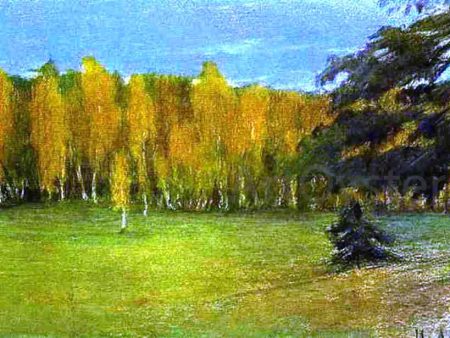 Autumn Landscape by Isaac Ilich Levitan - Hand-Painted Oil Painting on Canvas Online now